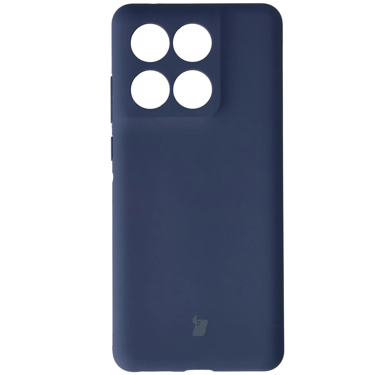 Silikon Handyhülle für Motorola Edge 60 Fusion / 60, Bizon Soft Case, Dunkelblau