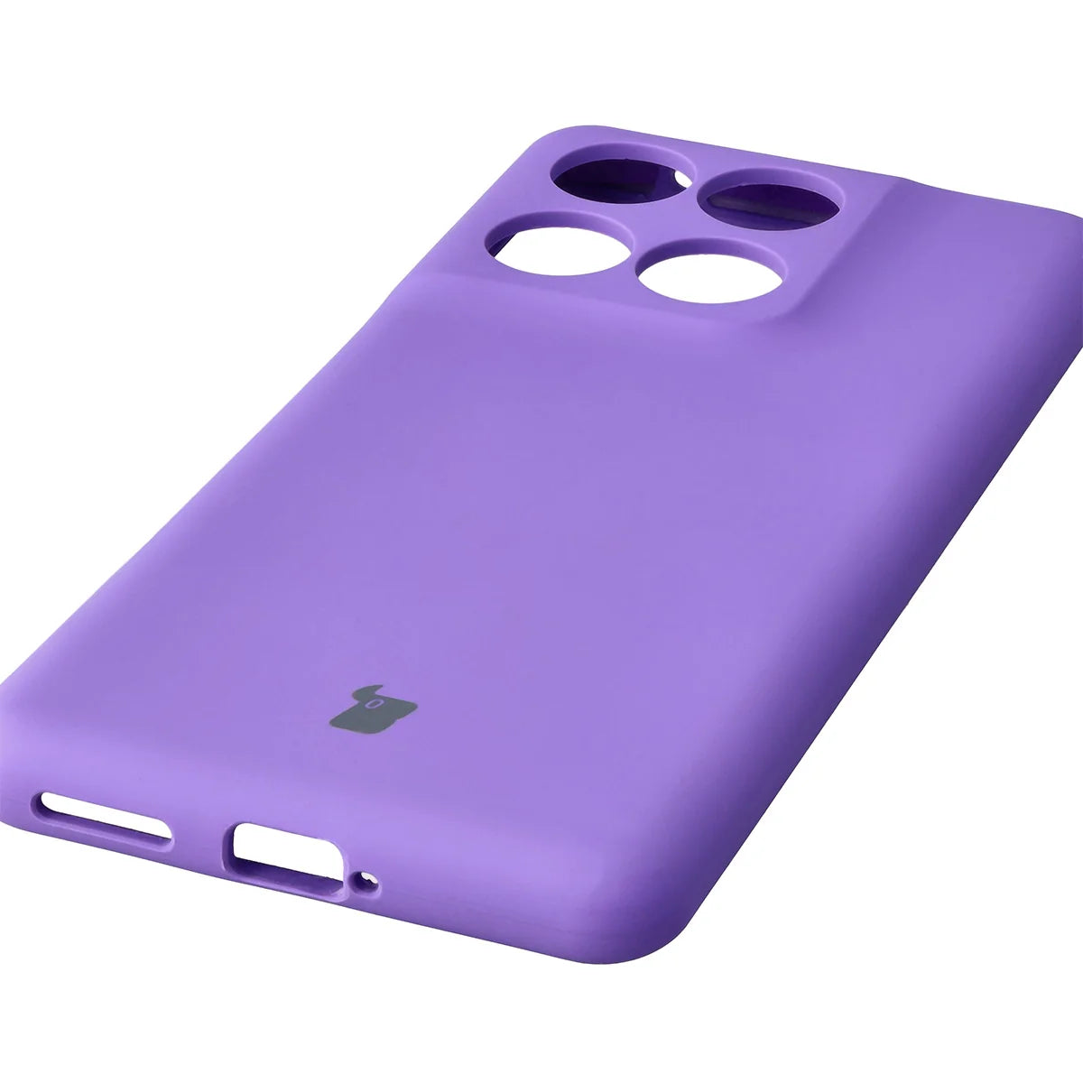 Silikon Handyhülle für Motorola Edge 60 Fusion / 60, Bizon Soft Case, Violett