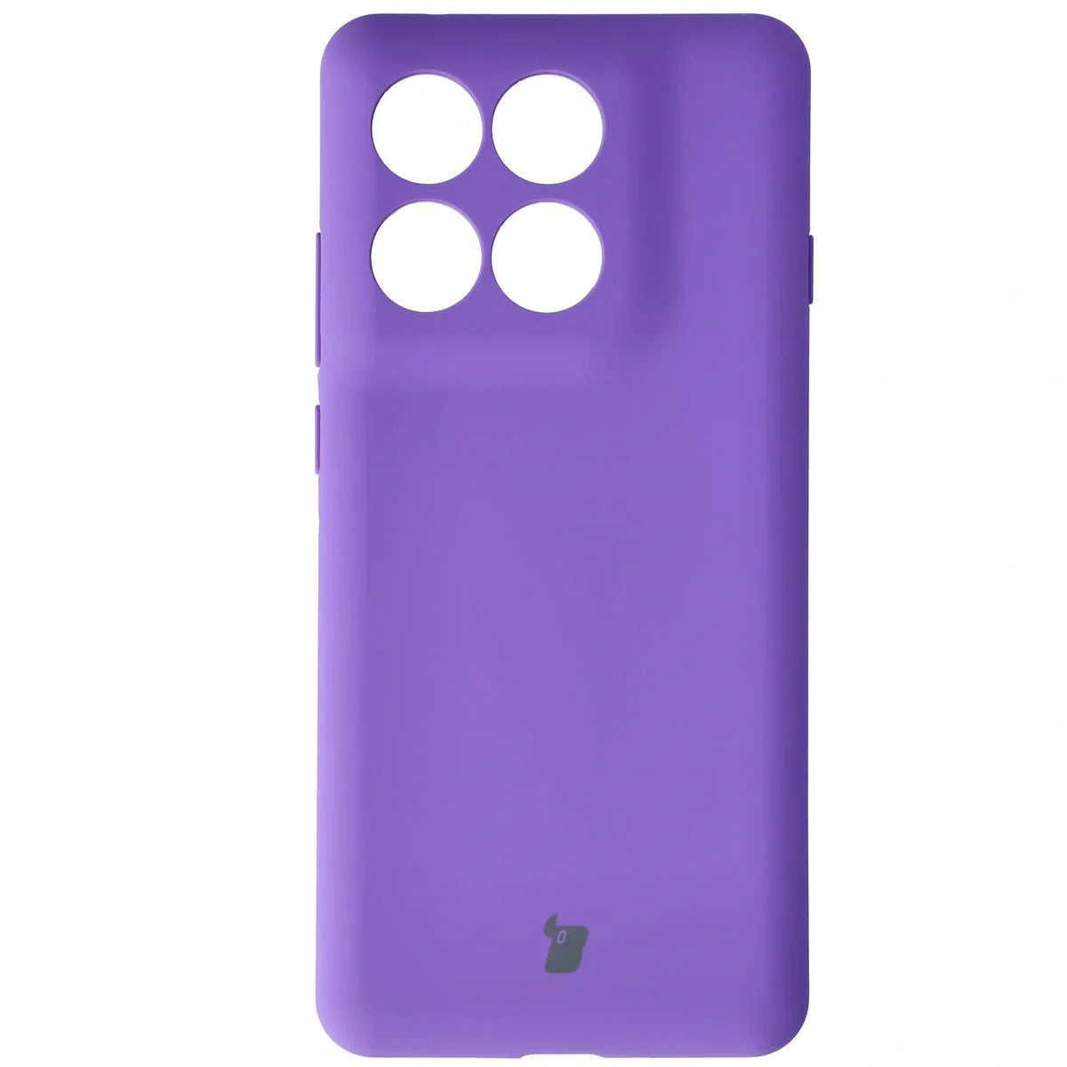 Silikon Handyhülle für Motorola Edge 60 Pro, Bizon Soft Case, Violett