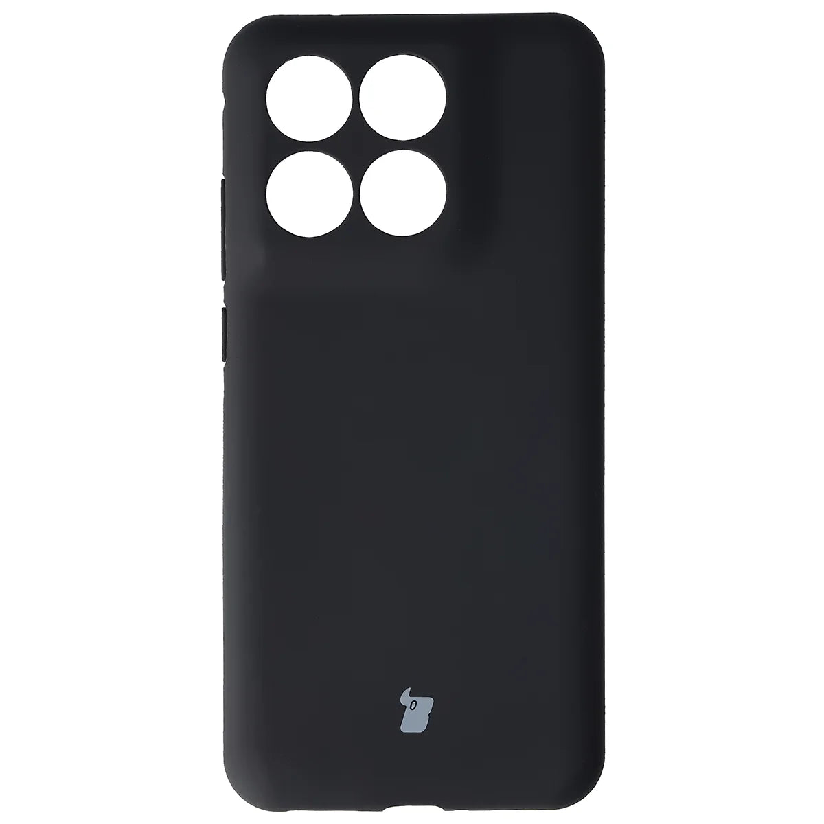 Silikon Handyhülle für Motorola Edge 70 Fusion, Bizon Soft Case, Schwarz