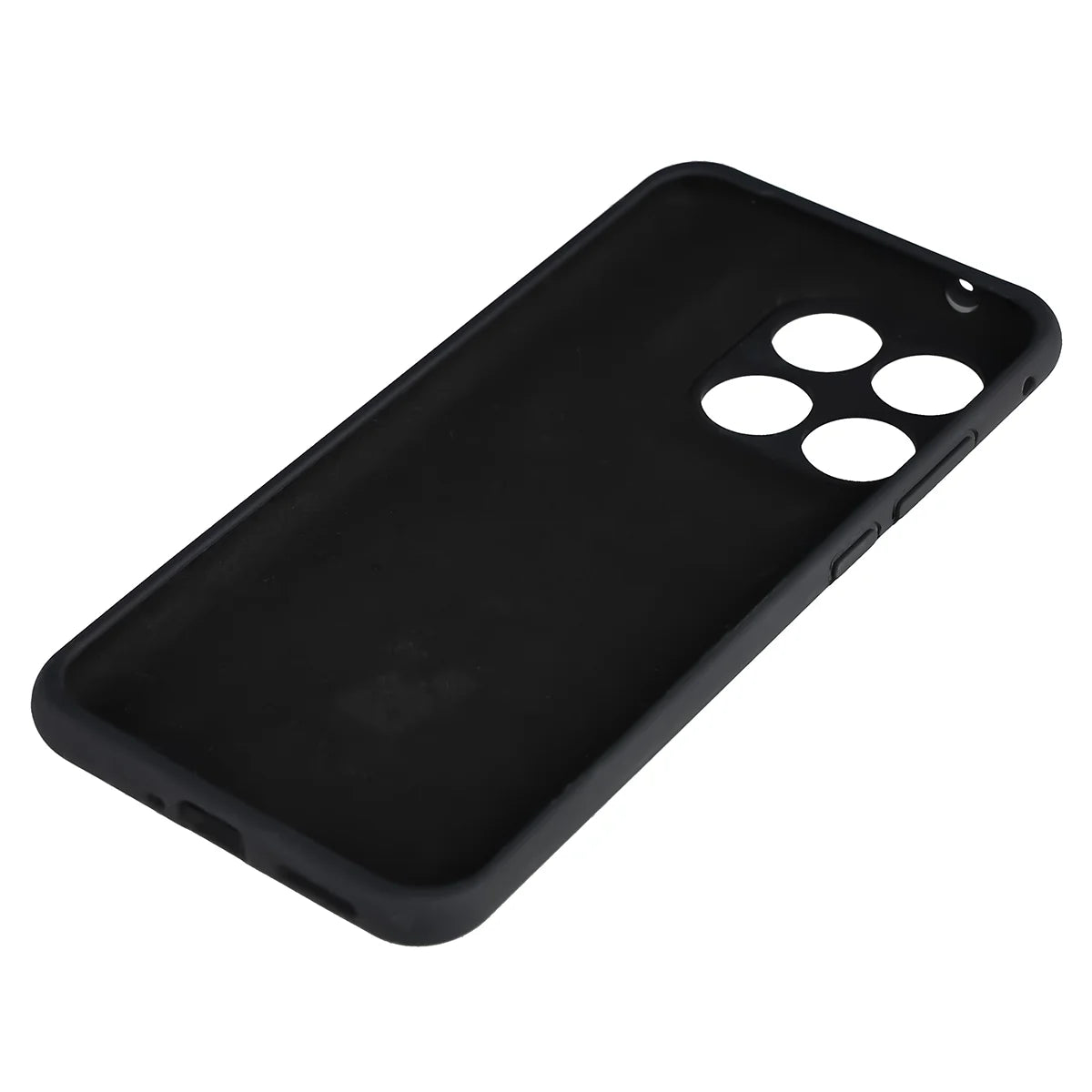 Silikon Handyhülle für Motorola Edge 70 Fusion, Bizon Soft Case, Schwarz