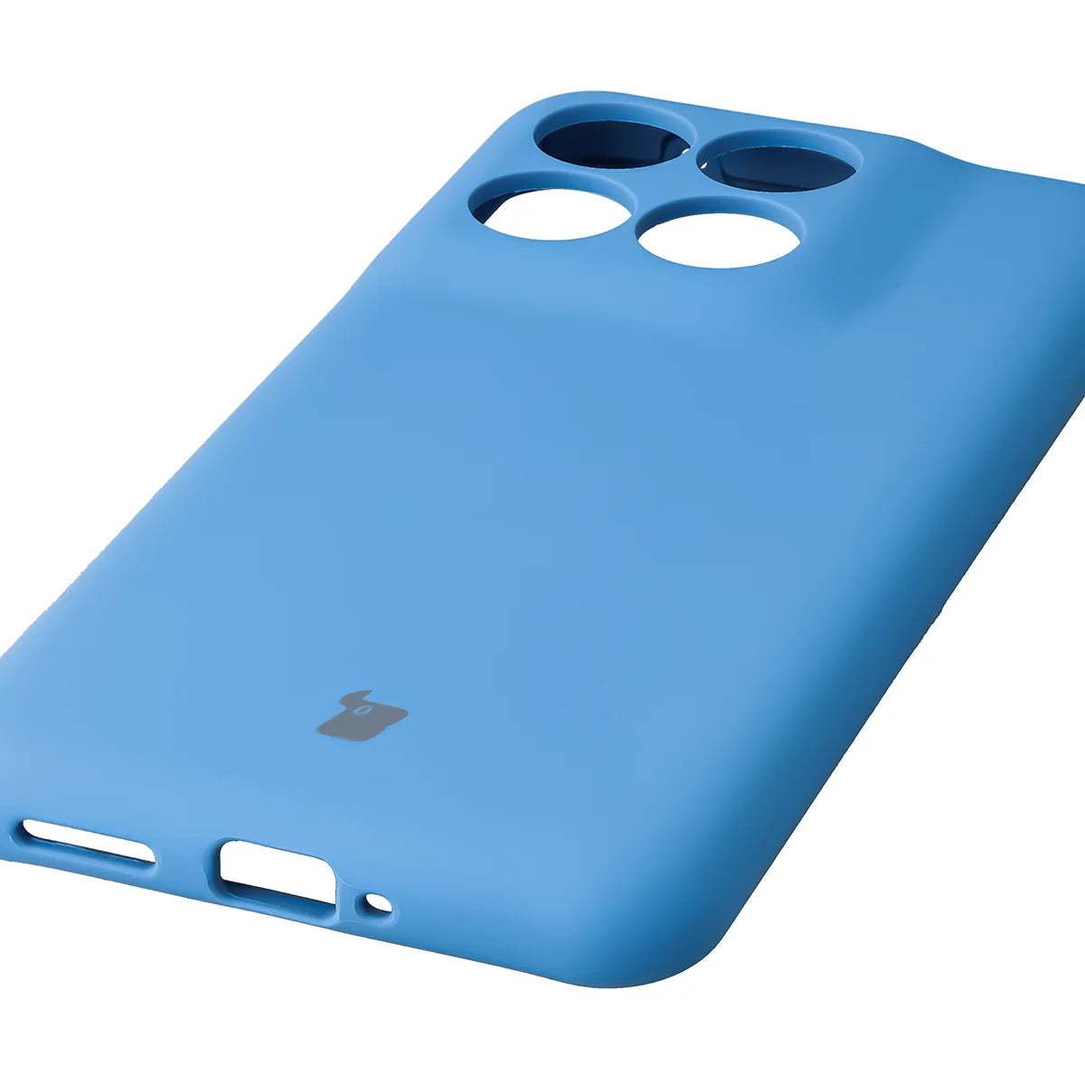 Silikon Handyhülle für Motorola Edge 70 Fusion, Bizon Soft Case, Blau