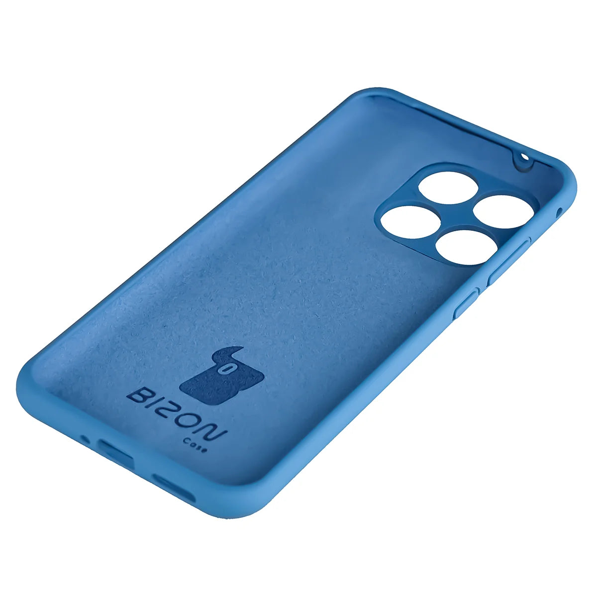 Silikon Handyhülle für Motorola Edge 70 Fusion, Bizon Soft Case, Blau
