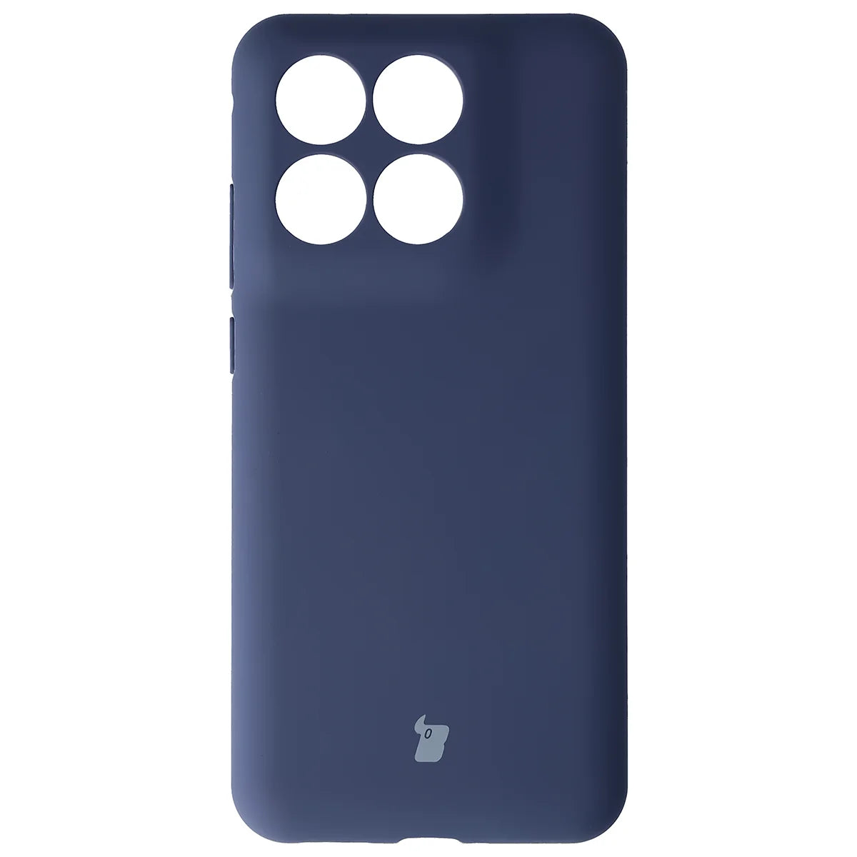 Silikon Handyhülle für Motorola Edge 70 Fusion, Bizon Soft Case, Dunkelblau