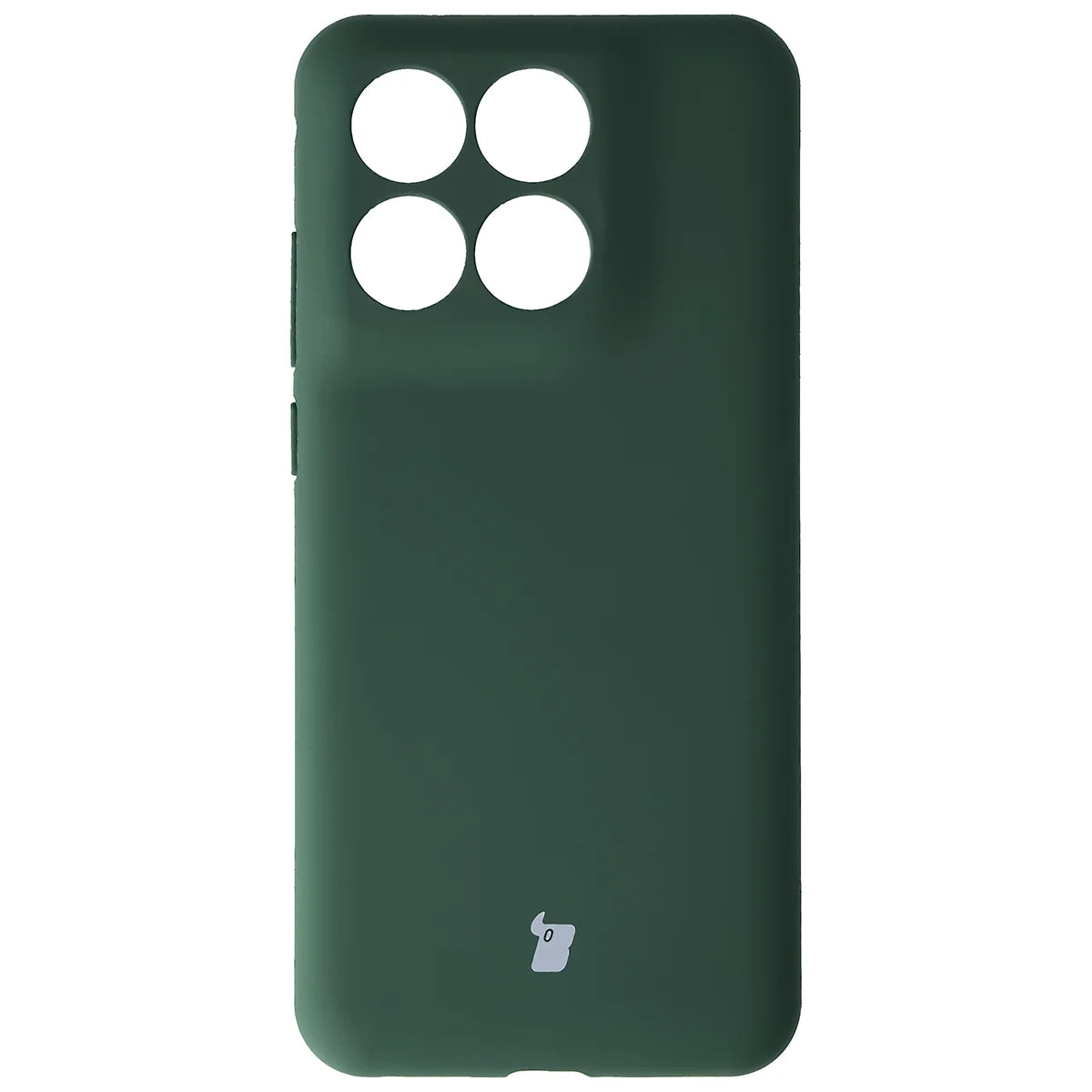 Silikon Handyhülle für Motorola Edge 70 Fusion, Bizon Soft Case, Dunkelgrün