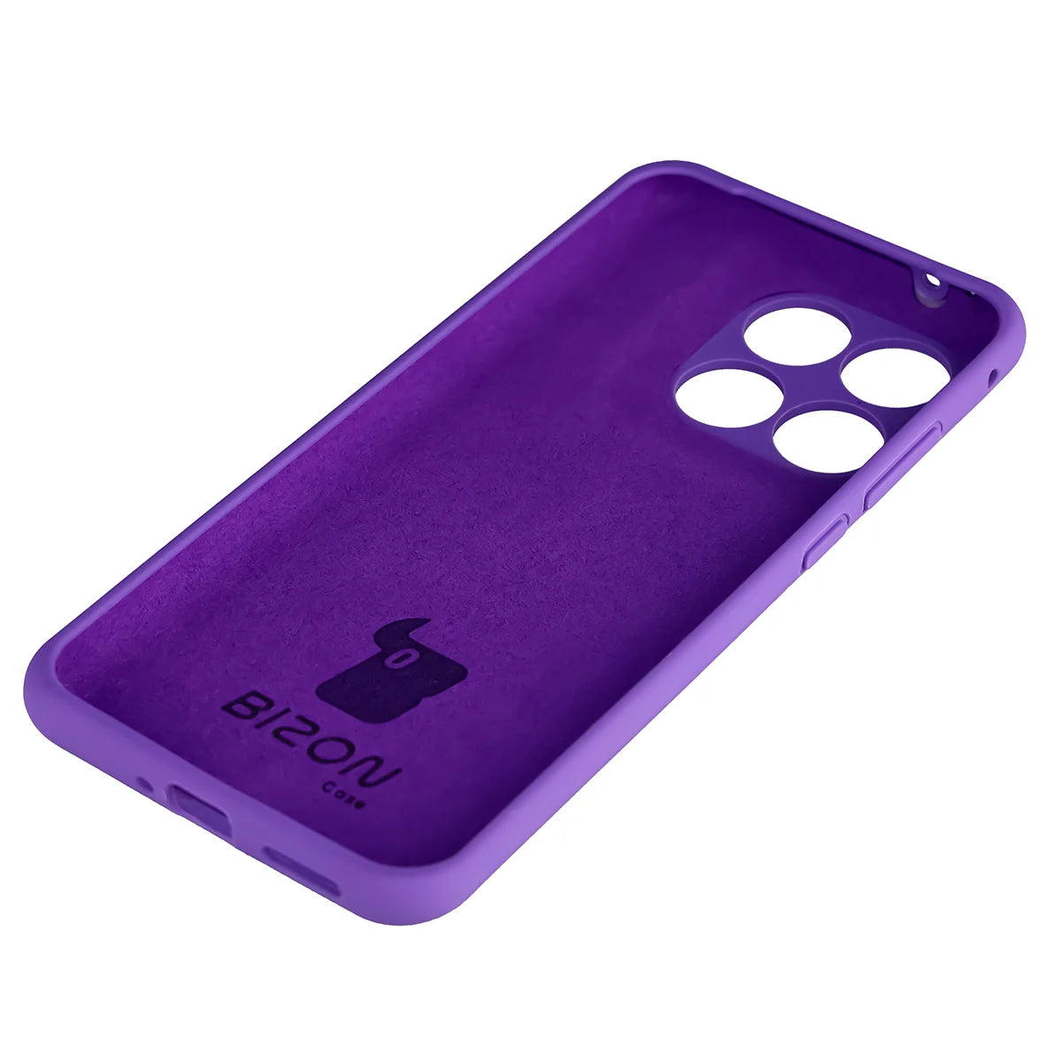 Silikon Handyhülle für Motorola Edge 70 Fusion, Bizon Soft Case, Violett