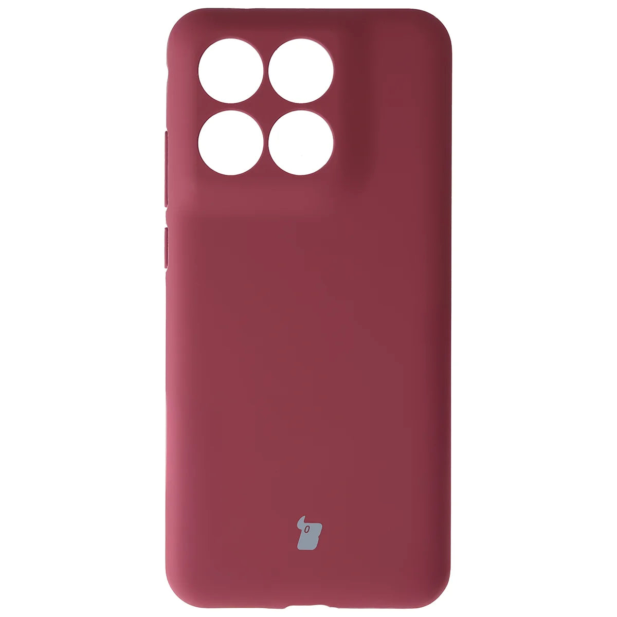 Silikon Handyhülle für Motorola Edge 70 Fusion, Bizon Soft Case, Pflaumenfarbe