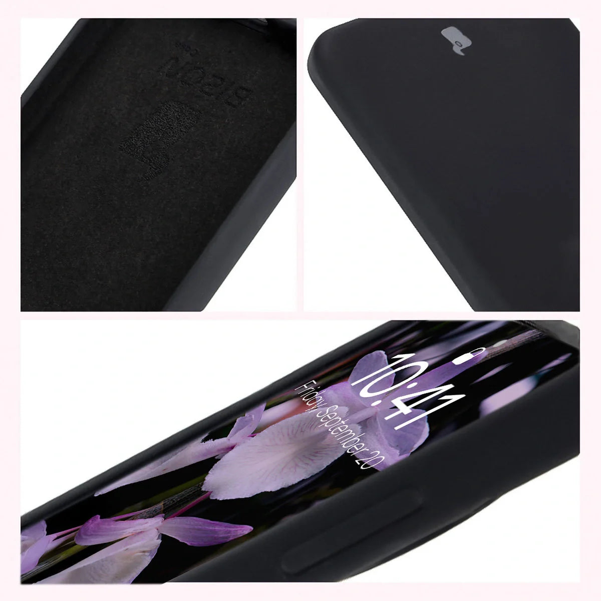Silikon Handyhülle für OnePlus 13R, Bizon Soft Case, Schwarz