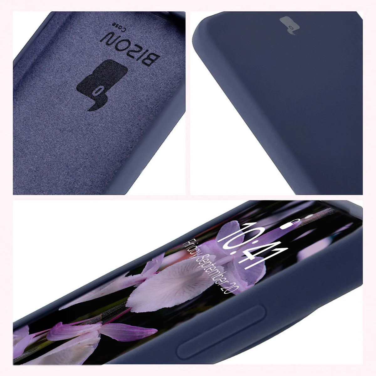 Silikon Handyhülle für OnePlus 13R, Bizon Soft Case, Dunkelblau