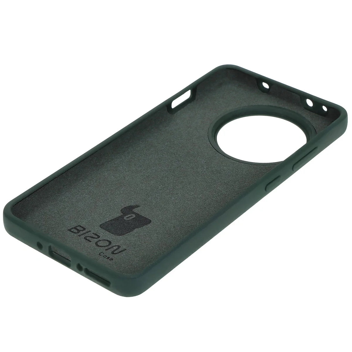Silikon Handyhülle für OnePlus 13R, Bizon Soft Case, Dunkelgrün
