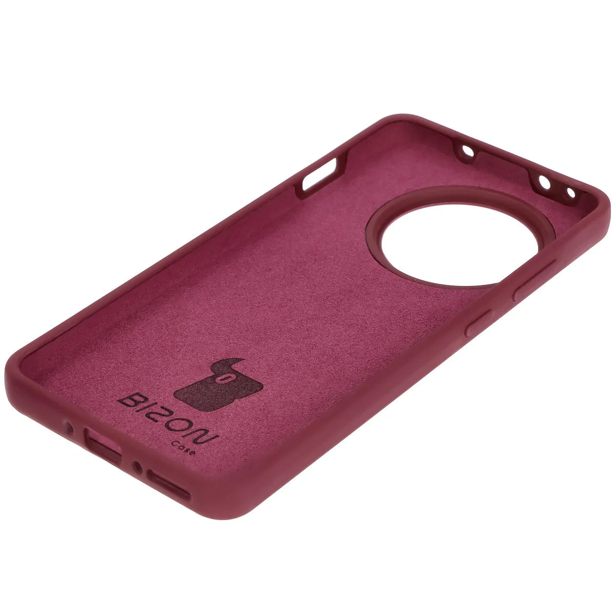 Silikon Handyhülle für OnePlus 13R, Bizon Soft Case, Pflaumenfarbe