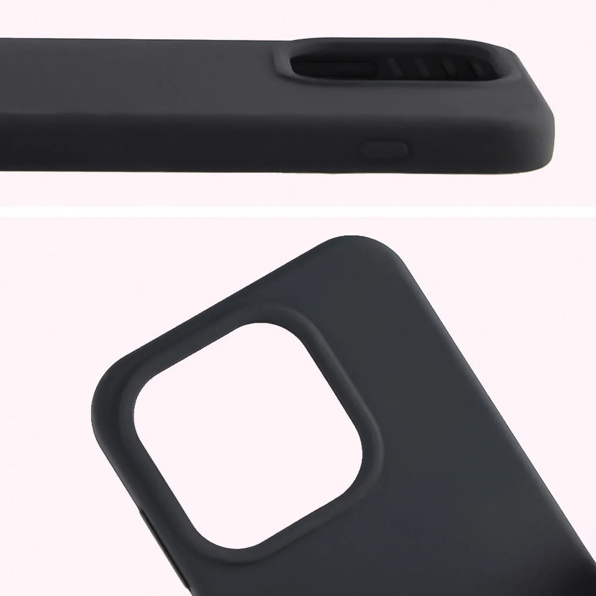 Silikon Handyhülle für OnePlus 15, Bizon Soft Case, Schwarz