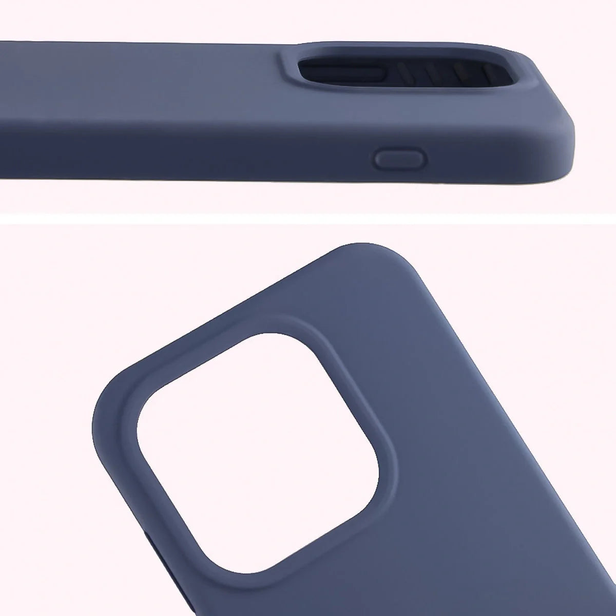 Silikon Handyhülle für OnePlus 15, Bizon Soft Case, Dunkelblau