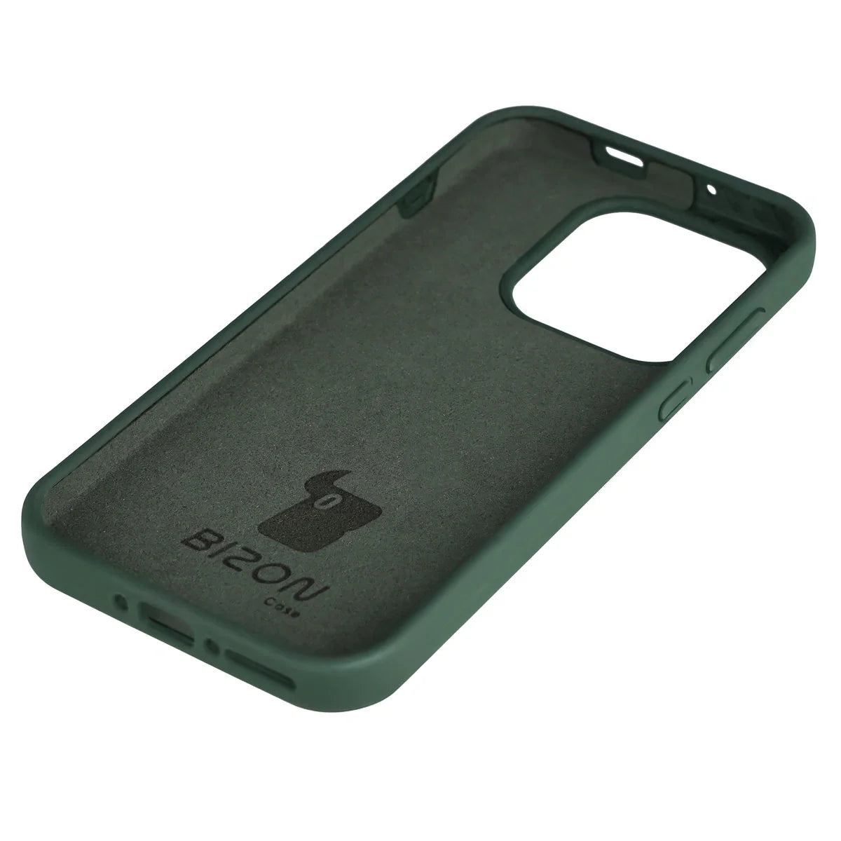 Silikon Handyhülle für OnePlus 15, Bizon Soft Case, Dunkelgrün