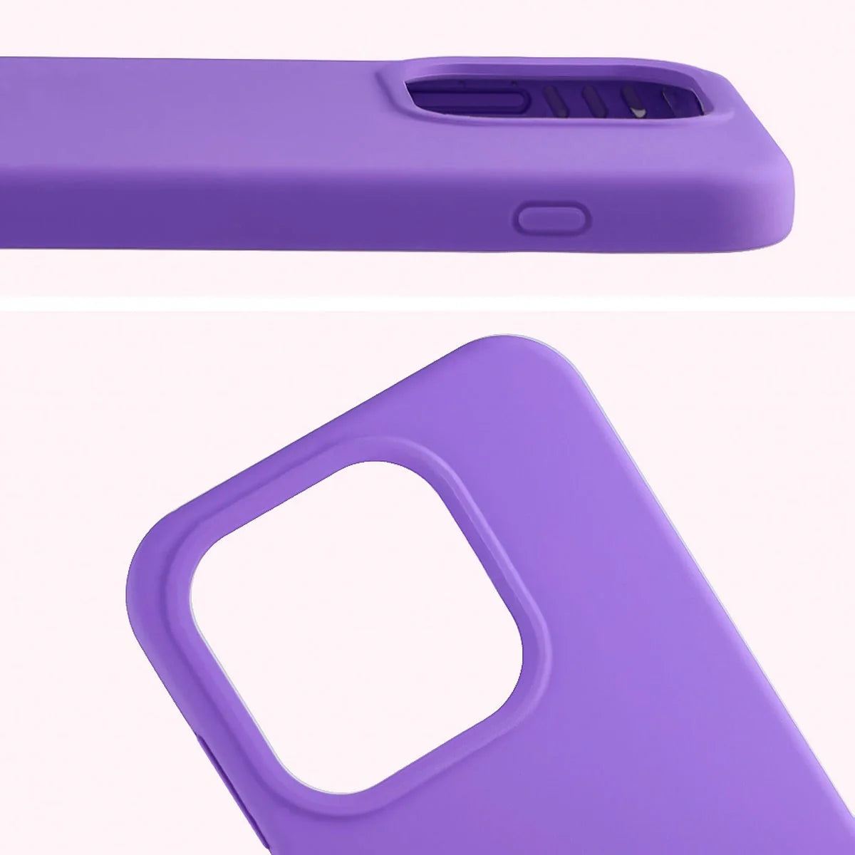 Silikon Handyhülle für OnePlus 15, Bizon Soft Case, Violett