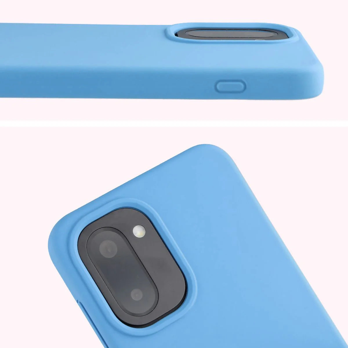 Silikon Handyhülle für OnePlus 15R, Bizon Soft Case, Blau