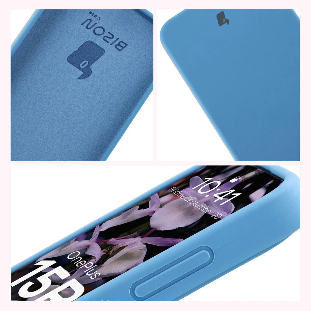 Silikon Handyhülle für OnePlus 15R, Bizon Soft Case, Blau