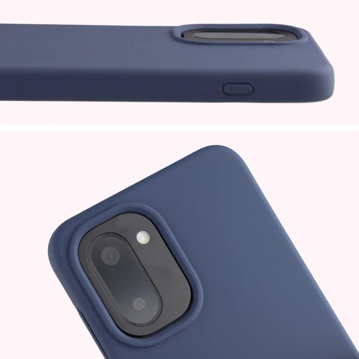 Silikon Handyhülle für OnePlus 15R, Bizon Soft Case, Dunkelblau
