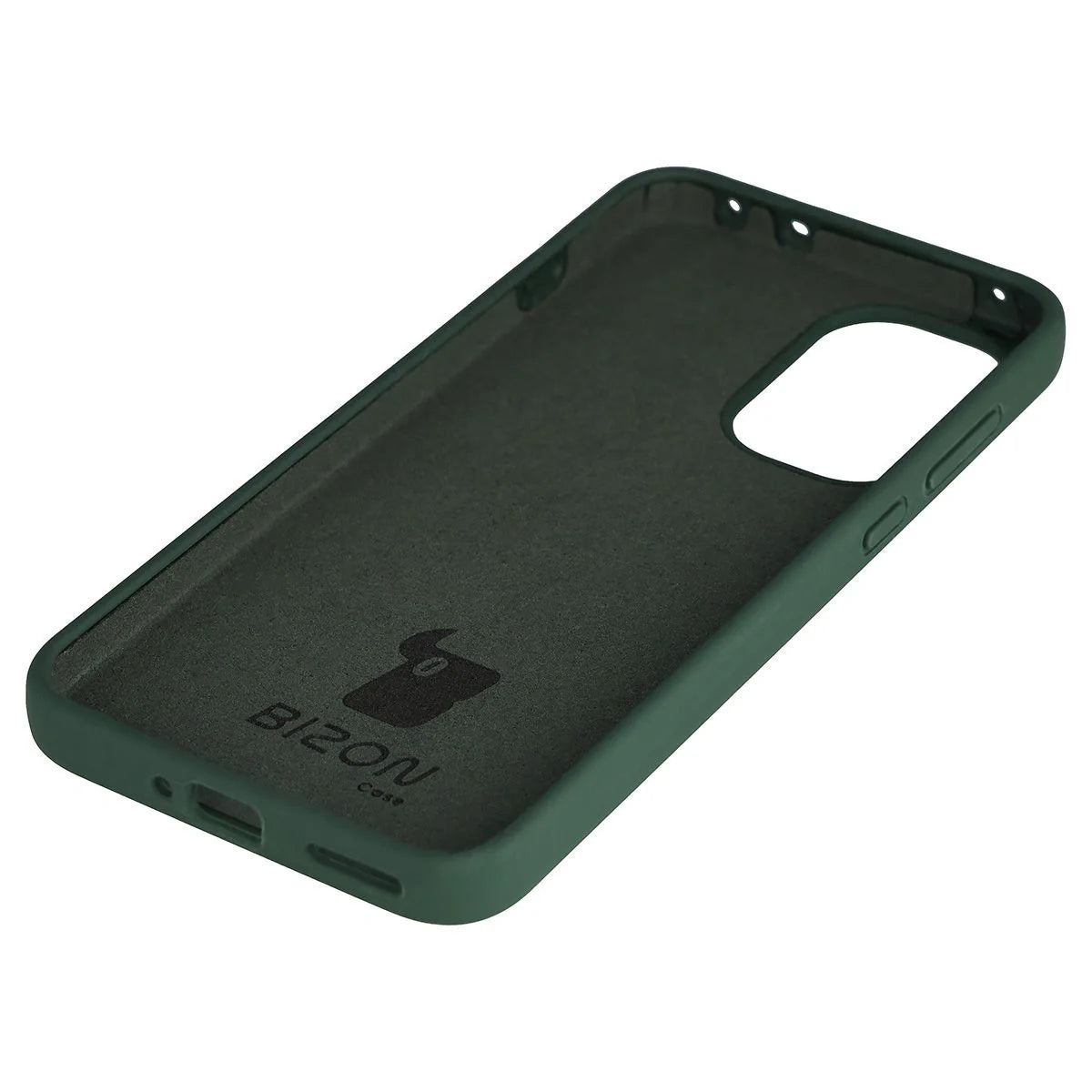 Silikon Handyhülle für OnePlus 15R, Bizon Soft Case, Dunkelgrün