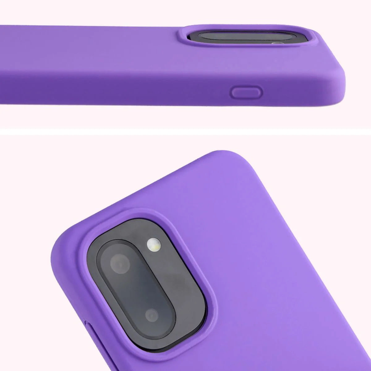 Silikon Handyhülle für OnePlus 15R, Bizon Soft Case, Violett