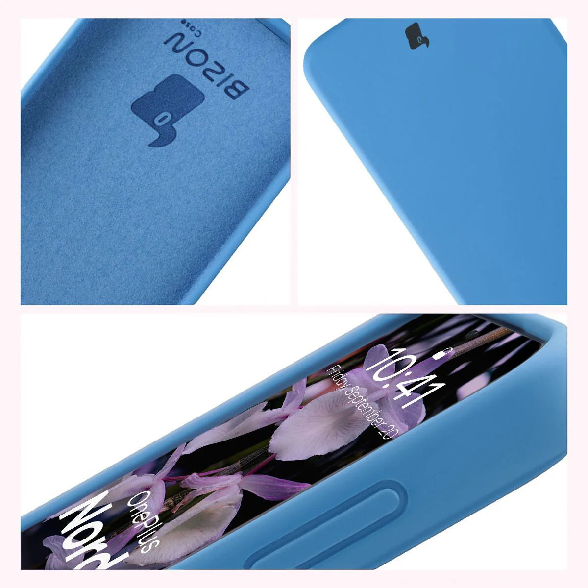 Silikon Handyhülle für OnePlus Nord 5, Bizon Soft Case, Blau