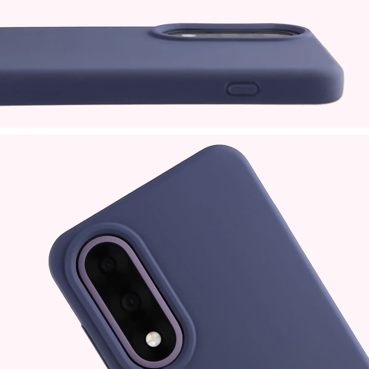 Silikon Handyhülle für OnePlus Nord 5, Bizon Soft Case, Dunkelblau