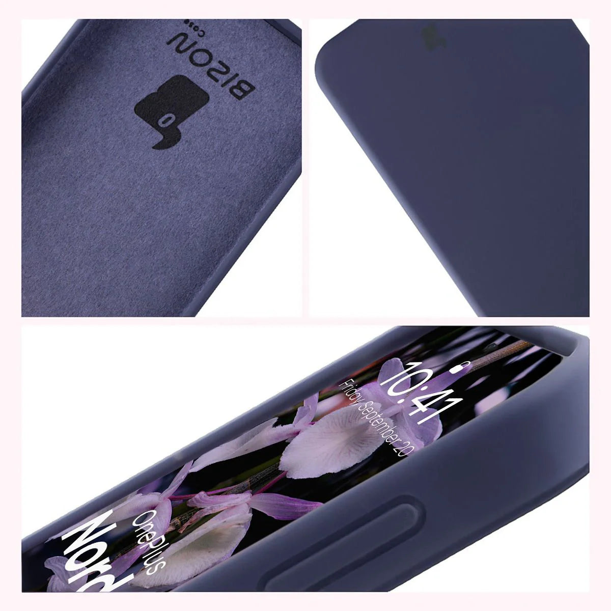 Silikon Handyhülle für OnePlus Nord 5, Bizon Soft Case, Dunkelblau