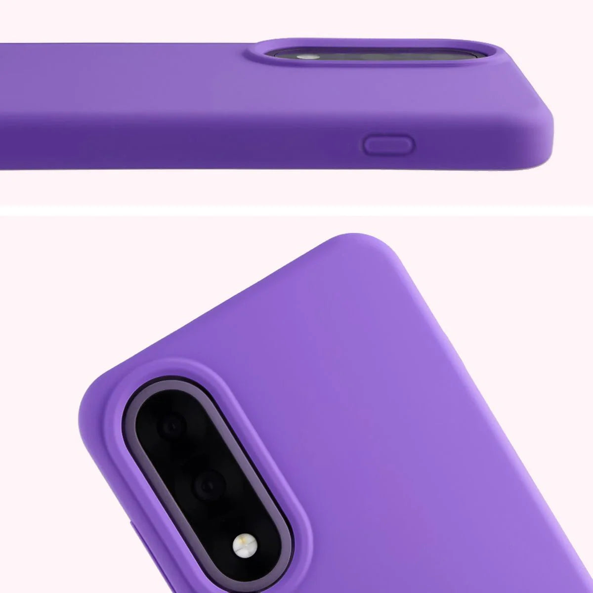 Silikon Handyhülle für OnePlus Nord 5, Bizon Soft Case, Violett