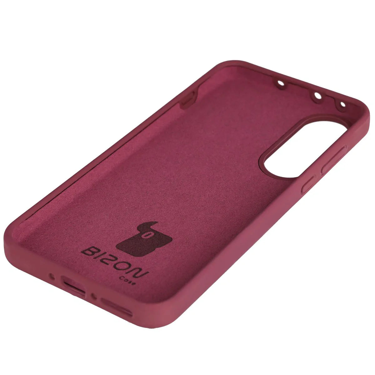 Silikon Handyhülle für OnePlus Nord 5, Bizon Soft Case, Pflaumenfarbe