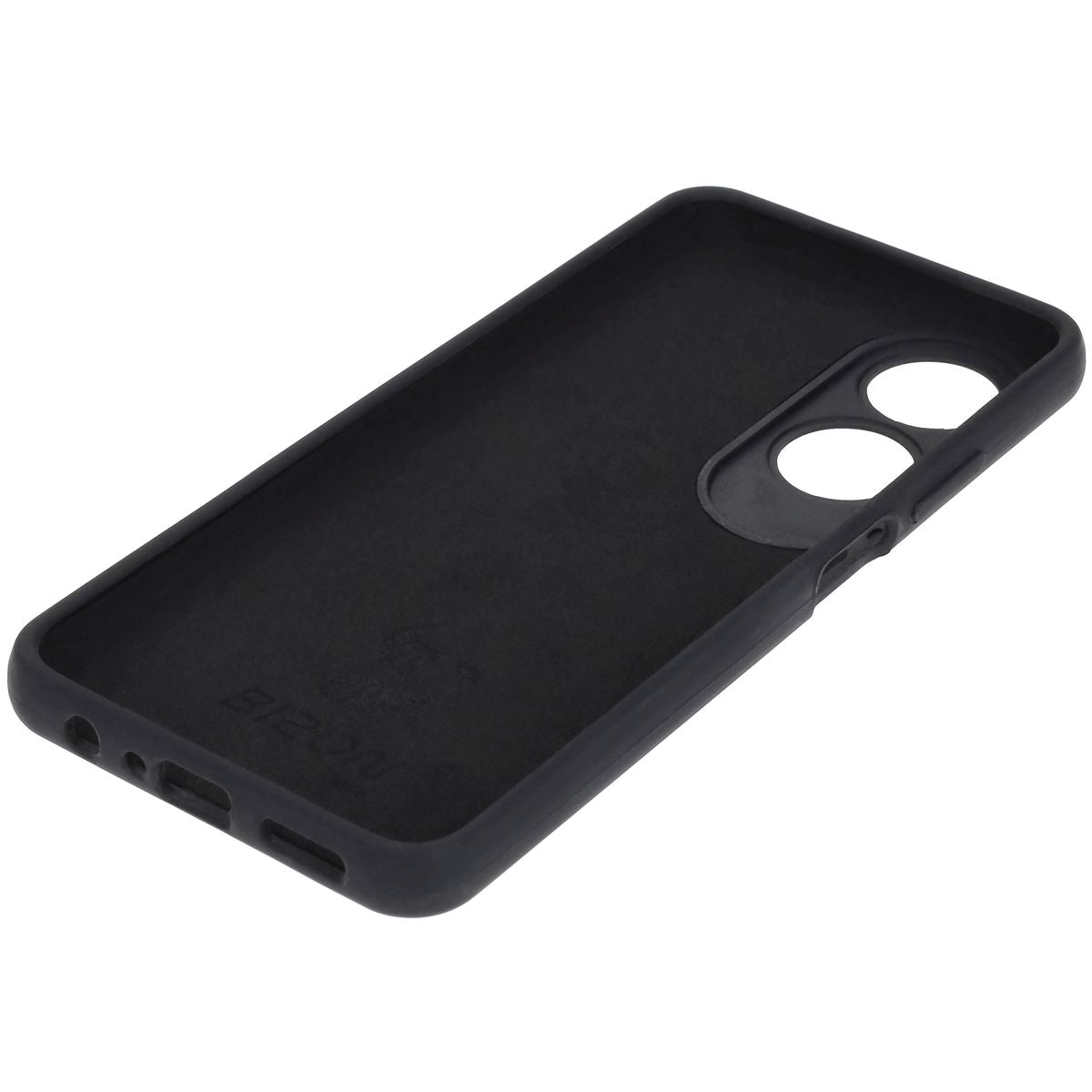 Silikon Handyhülle für Oppo A60 4G, Bizon Soft Case, Schwarz