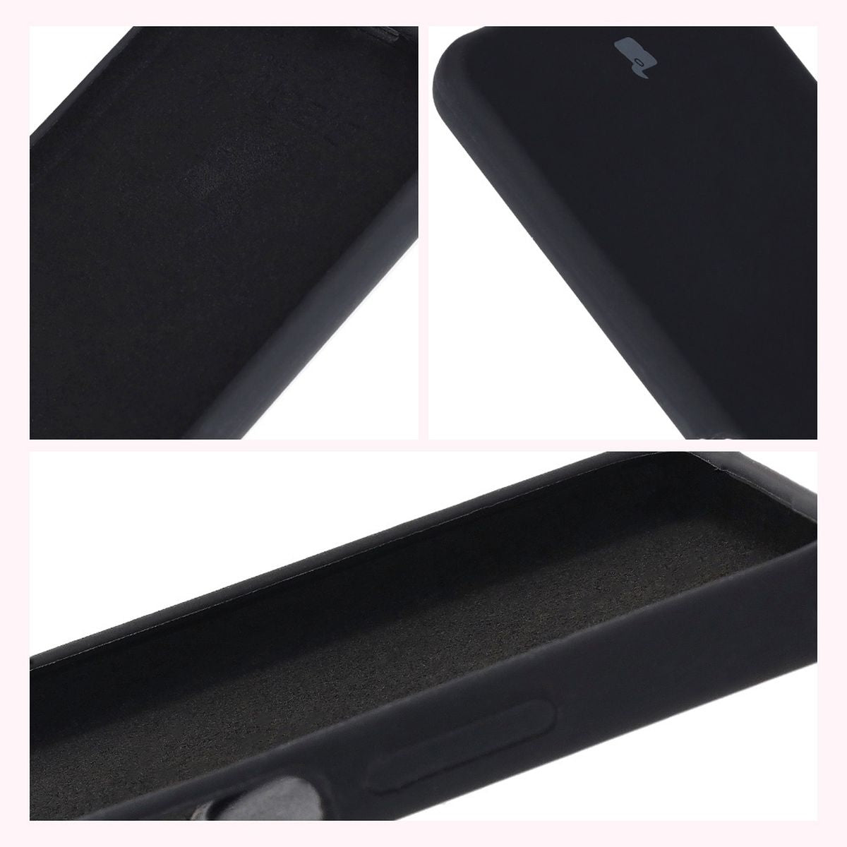Silikon Handyhülle für Oppo A60 4G, Bizon Soft Case, Schwarz