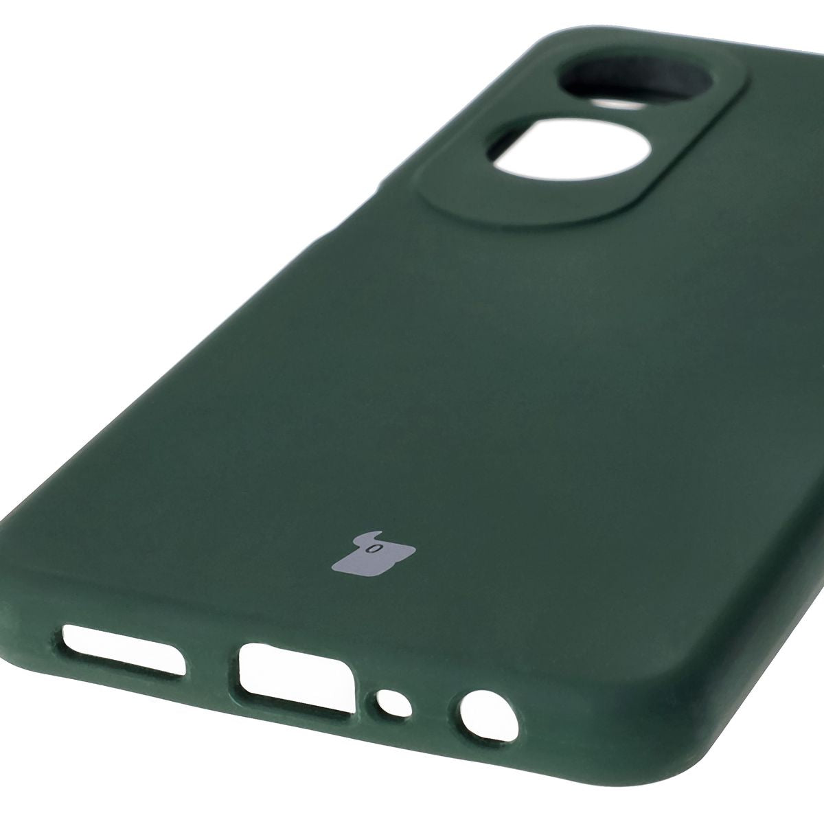 Silikon Handyhülle für Oppo A60 4G, Bizon Soft Case, Dunkelgrün