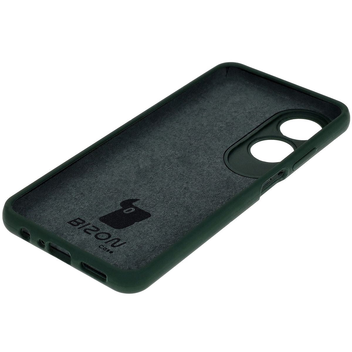 Silikon Handyhülle für Oppo A60 4G, Bizon Soft Case, Dunkelgrün