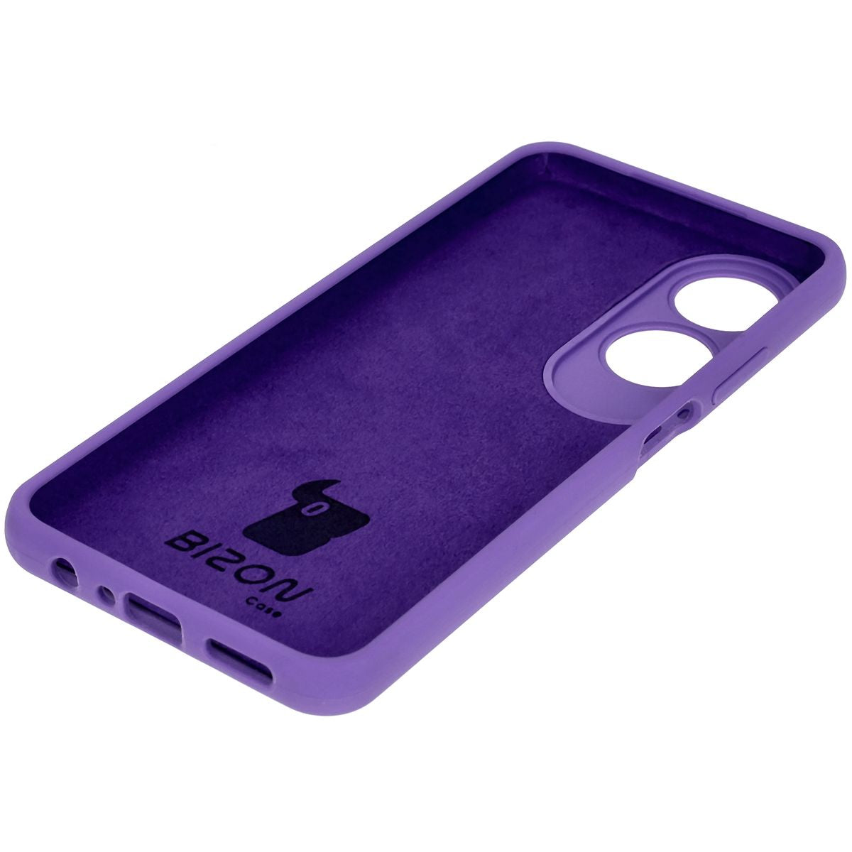 Silikon Handyhülle für Oppo A60 4G, Bizon Soft Case, Violett