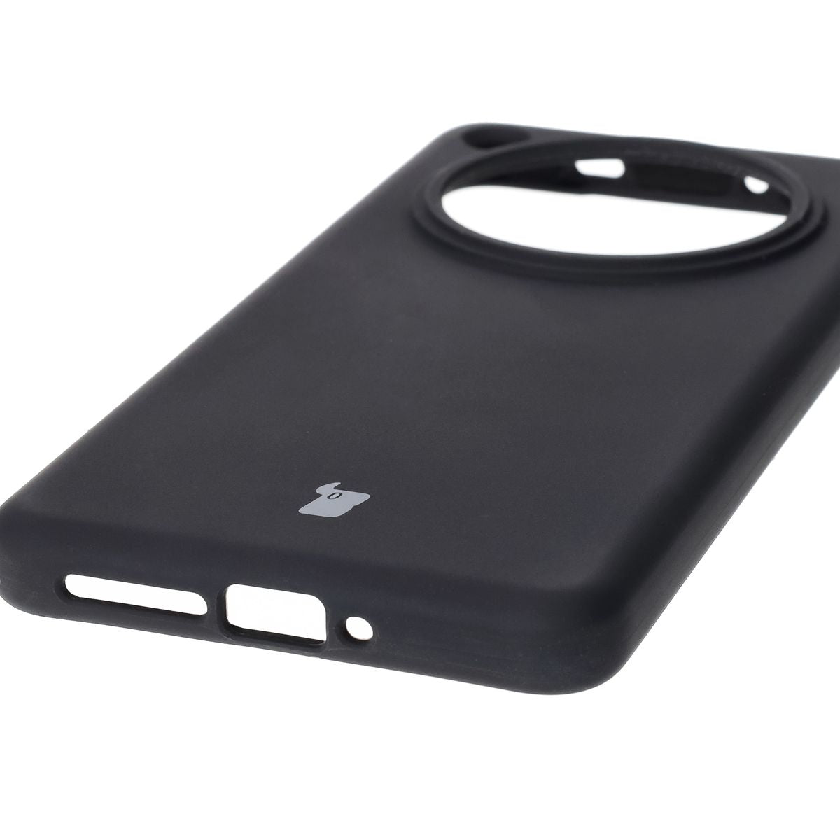 Silikon Handyhülle für Oppo Find X8 Pro, Bizon Soft Case, Schwarz