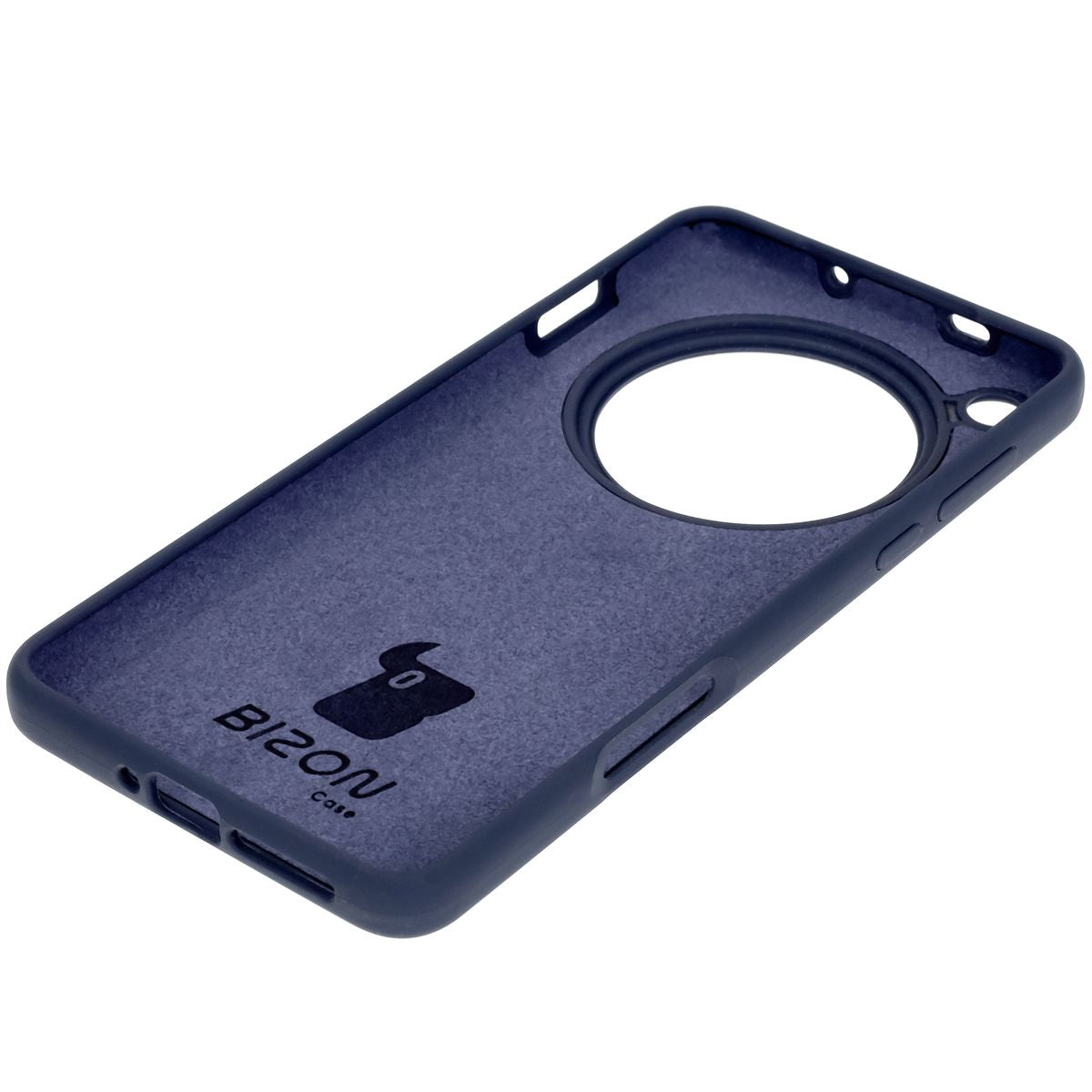 Silikon Handyhülle für Oppo Find X8 Pro, Bizon Soft Case, Dunkelblau