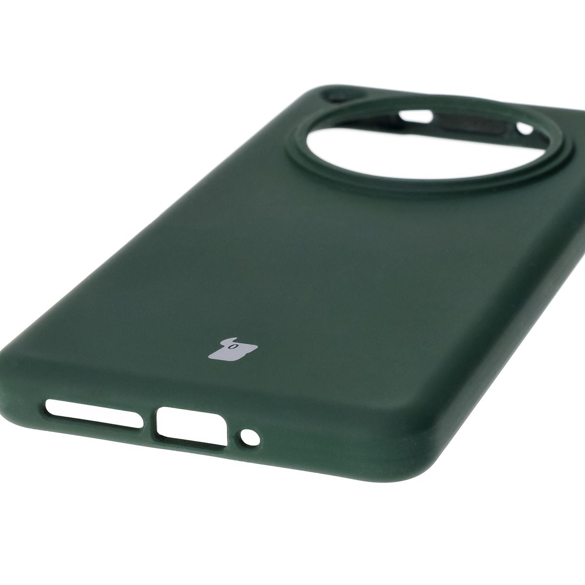 Silikon Handyhülle für Oppo Find X8 Pro, Bizon Soft Case, Dunkelgrün
