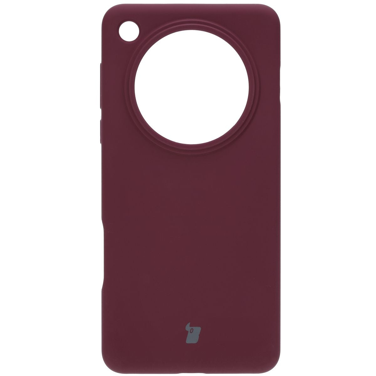 Silikon Handyhülle für Oppo Find X8 Pro, Bizon Soft Case, Pflaumenfarbe
