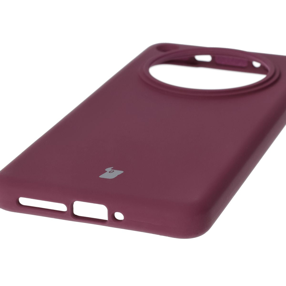 Silikon Handyhülle für Oppo Find X8 Pro, Bizon Soft Case, Pflaumenfarbe