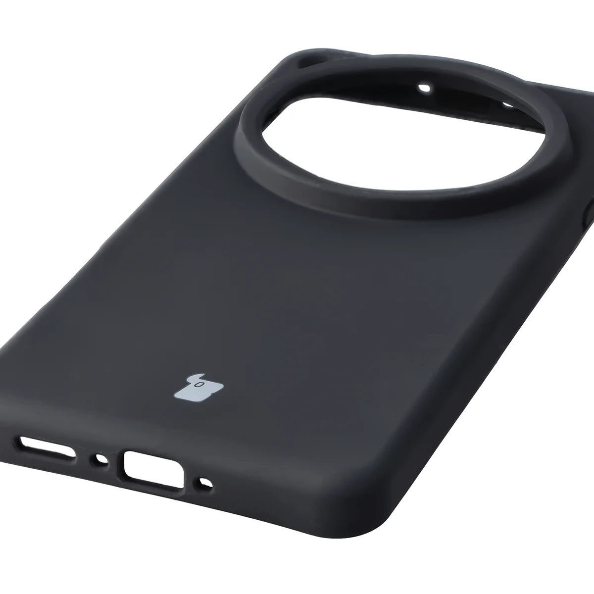 Silikon Handyhülle für Oppo Find X9 Ultra, Bizon Soft Case, Schwarz