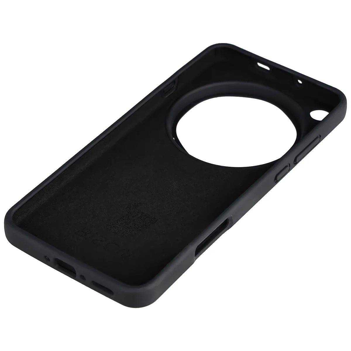 Silikon Handyhülle für Oppo Find X9 Ultra, Bizon Soft Case, Schwarz