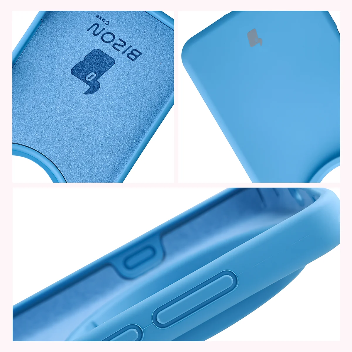 Silikon Handyhülle für Oppo Find X9 Ultra, Bizon Soft Case, Blau