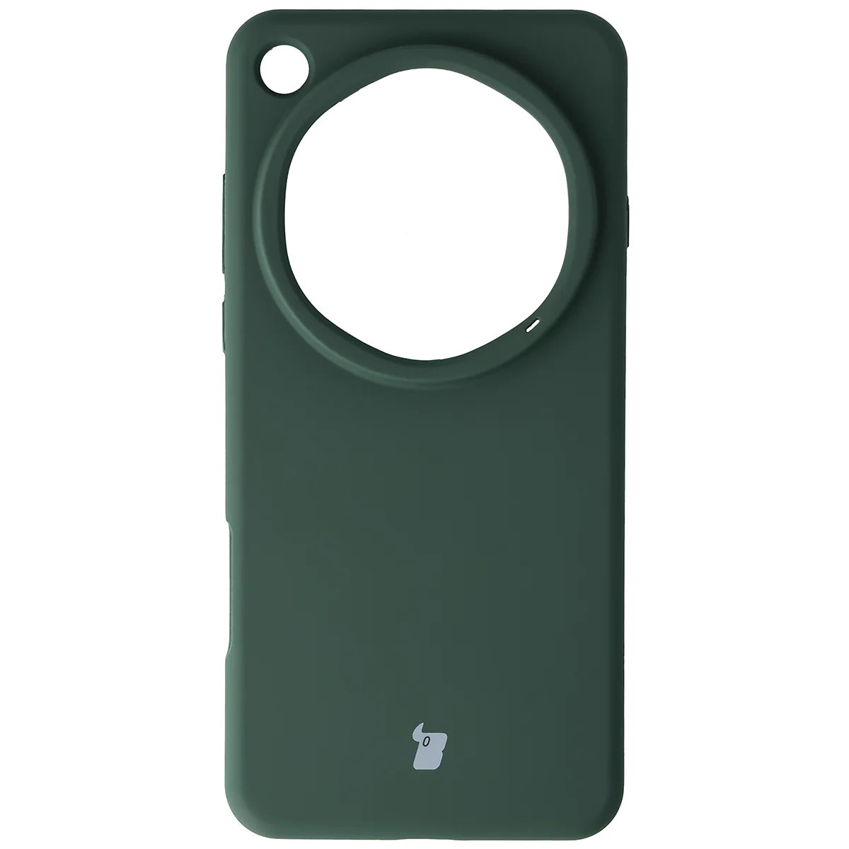 Silikon Handyhülle für Oppo Find X9 Ultra, Bizon Soft Case, Dunkelgrün
