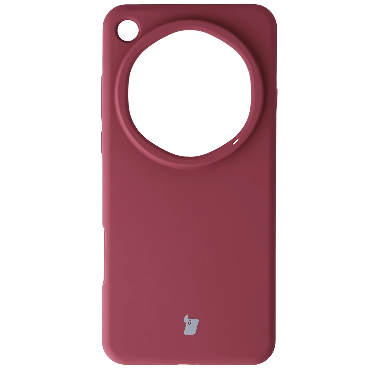 Silikon Handyhülle für Oppo Find X9 Ultra, Bizon Soft Case, Pflaumenfarbe