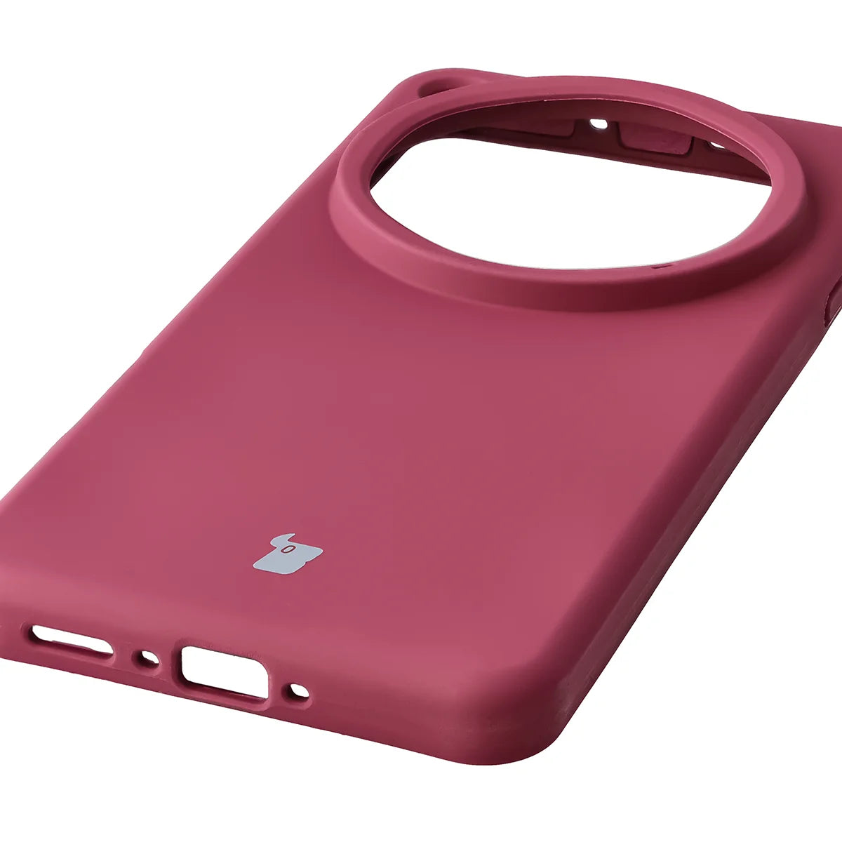 Silikon Handyhülle für Oppo Find X9 Ultra, Bizon Soft Case, Pflaumenfarbe