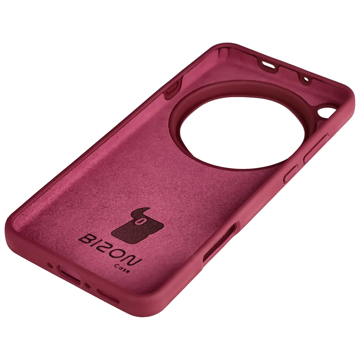 Silikon Handyhülle für Oppo Find X9 Ultra, Bizon Soft Case, Pflaumenfarbe