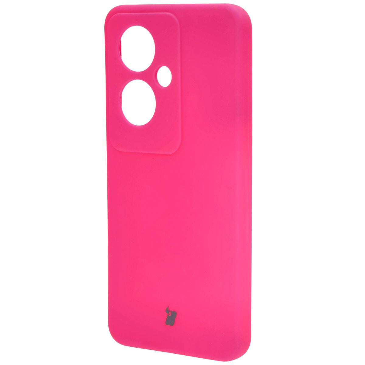 Silikon Handyhülle für Oppo Reno11 F 5G, Bizon Soft Case, Dunkelpink