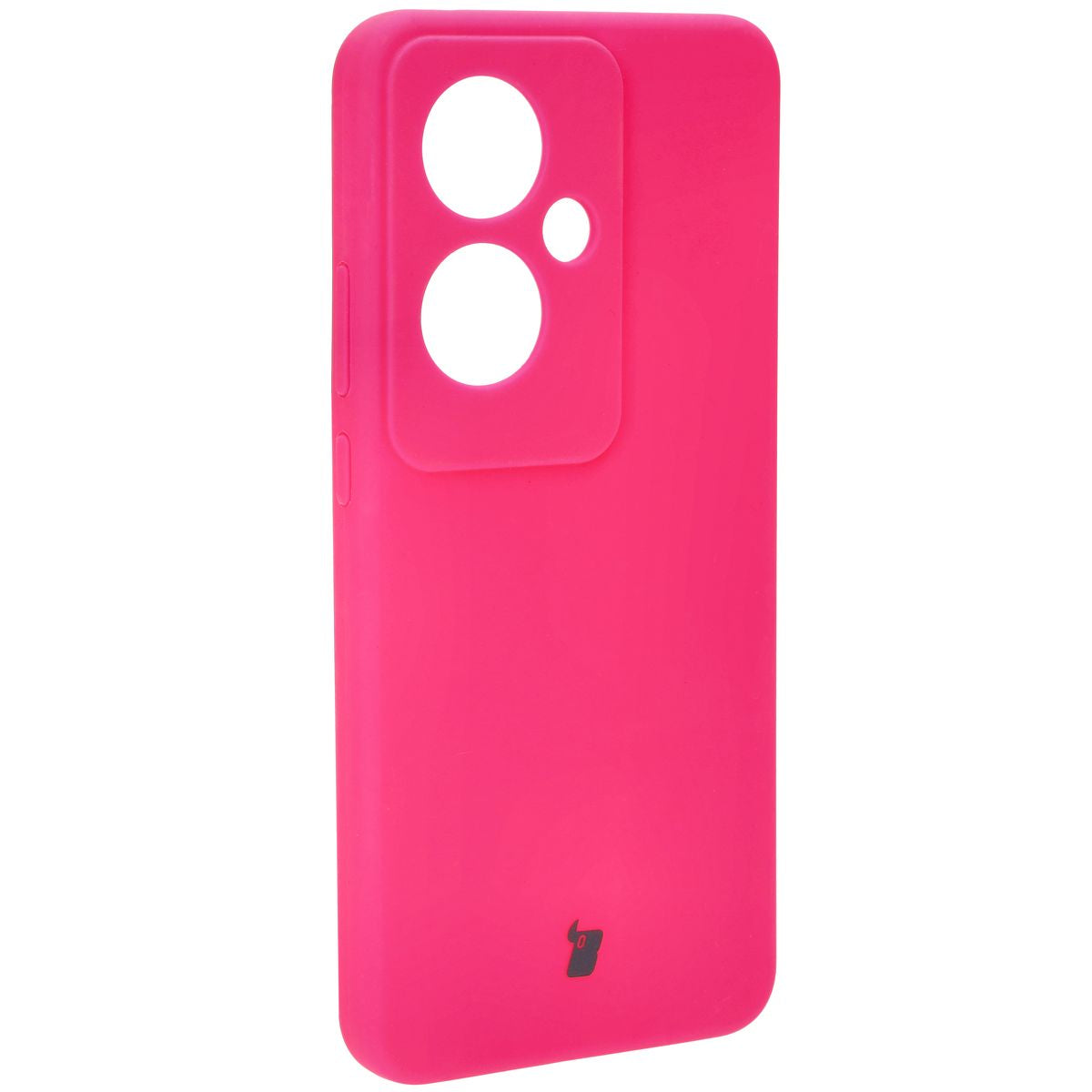 Silikon Handyhülle für Oppo Reno11 F 5G, Bizon Soft Case, Dunkelpink