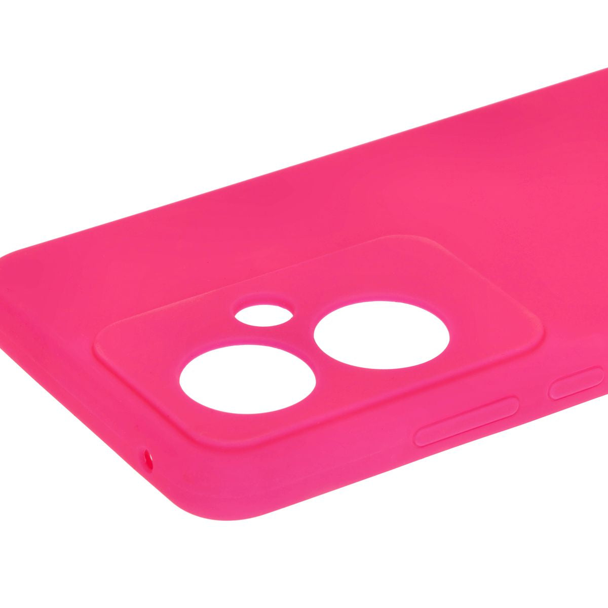 Silikon Handyhülle für Oppo Reno11 F 5G, Bizon Soft Case, Dunkelpink