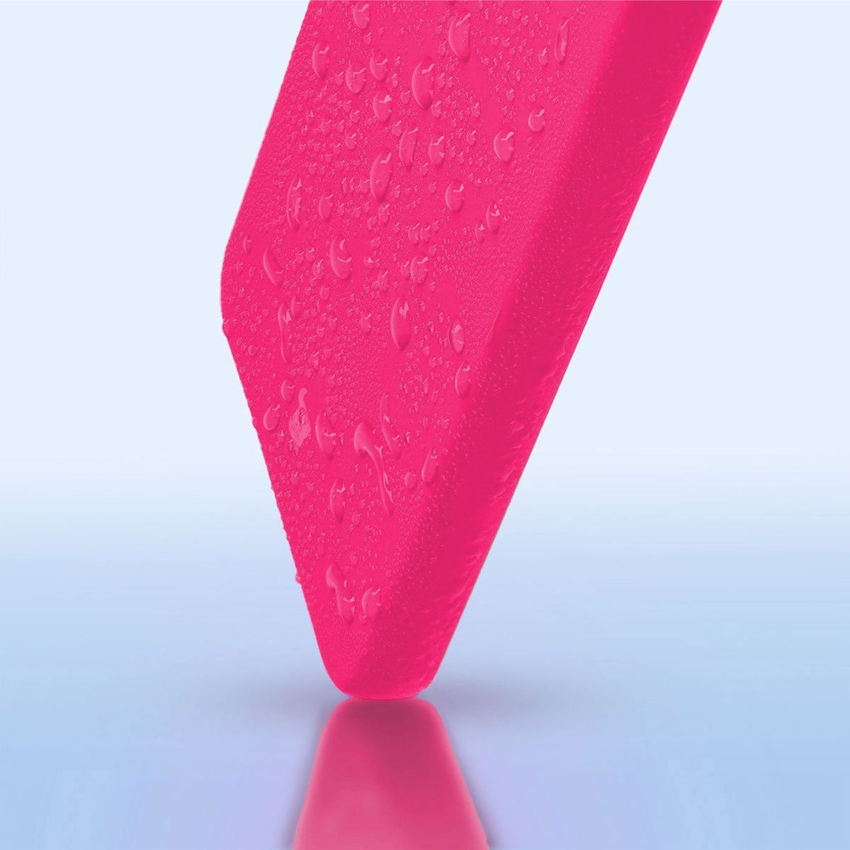 Silikon Handyhülle für Oppo Reno11 F 5G, Bizon Soft Case, Dunkelpink